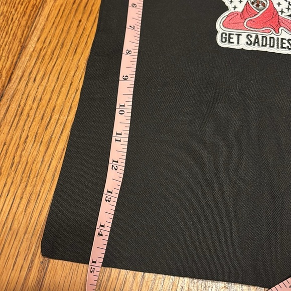 Even Baddies get Saddies Canvas tote bag - Picture 5 of 5